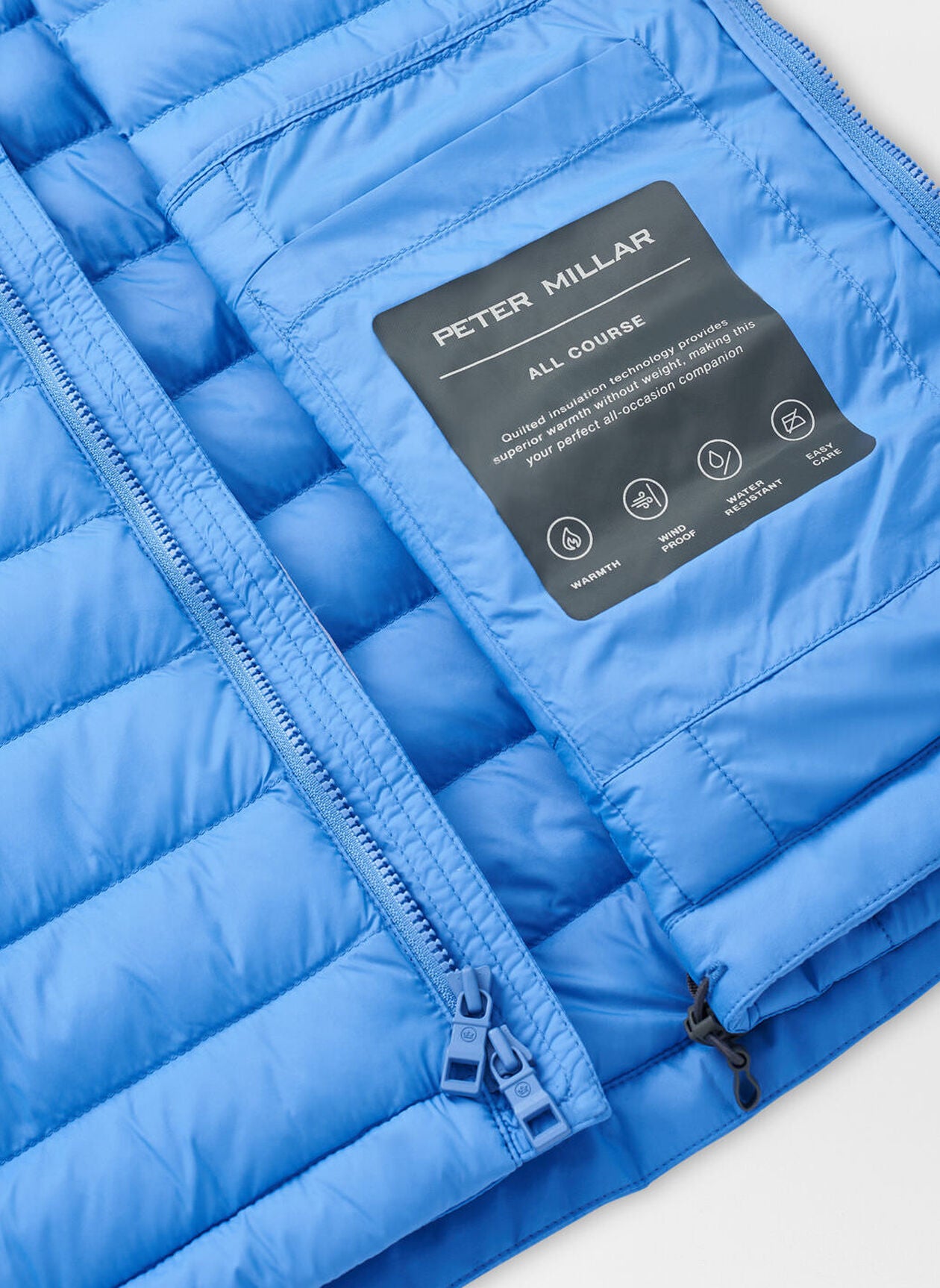 ALL COURSE VEST BLUE SEA