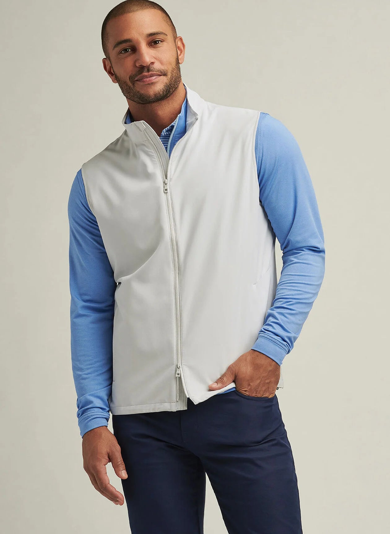 DUNES VEST BRITISH GREY
