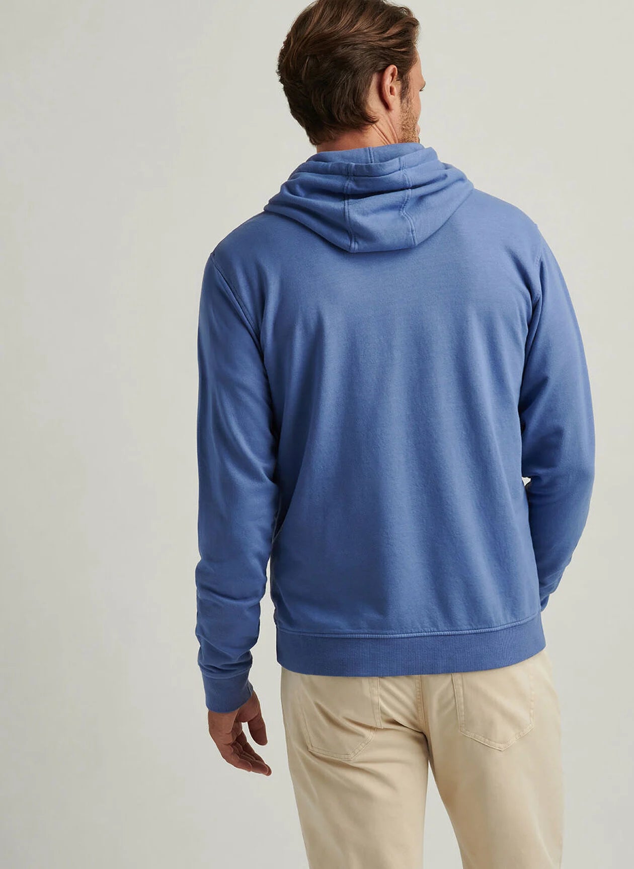 LAVA WASH HOODIE BLUE FRESSIA