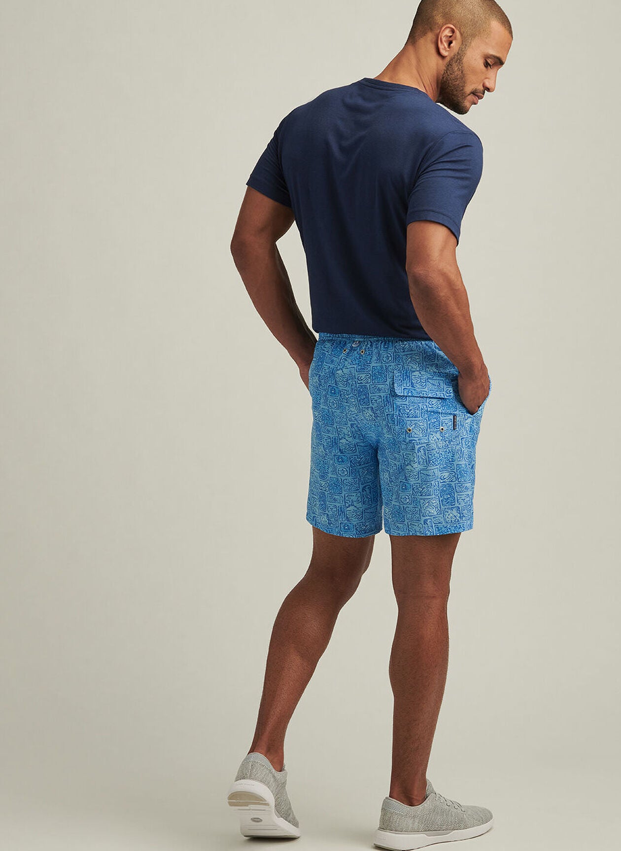 Vitamin Sea Swim Trunk Maya Blue