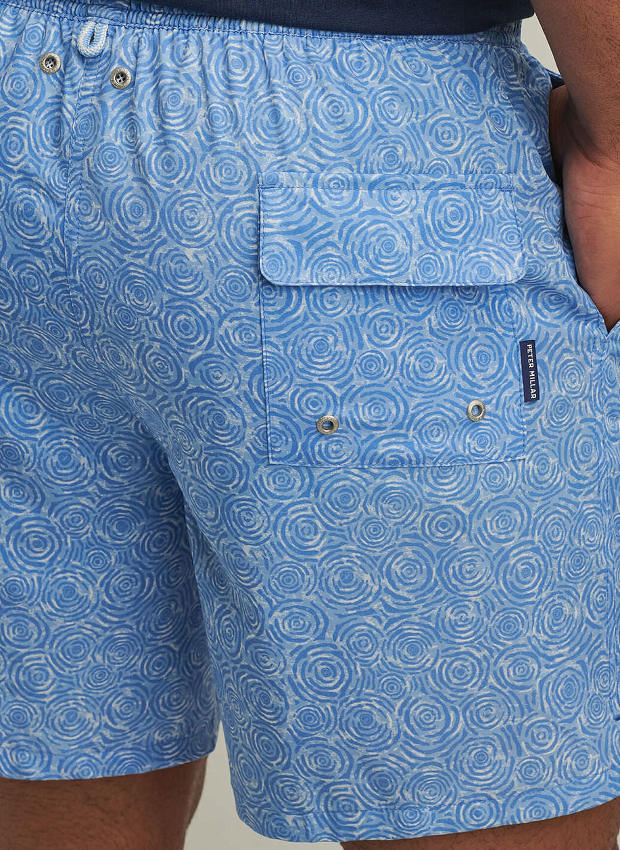 Ripple Effect Swim Trunk Cottage Blue