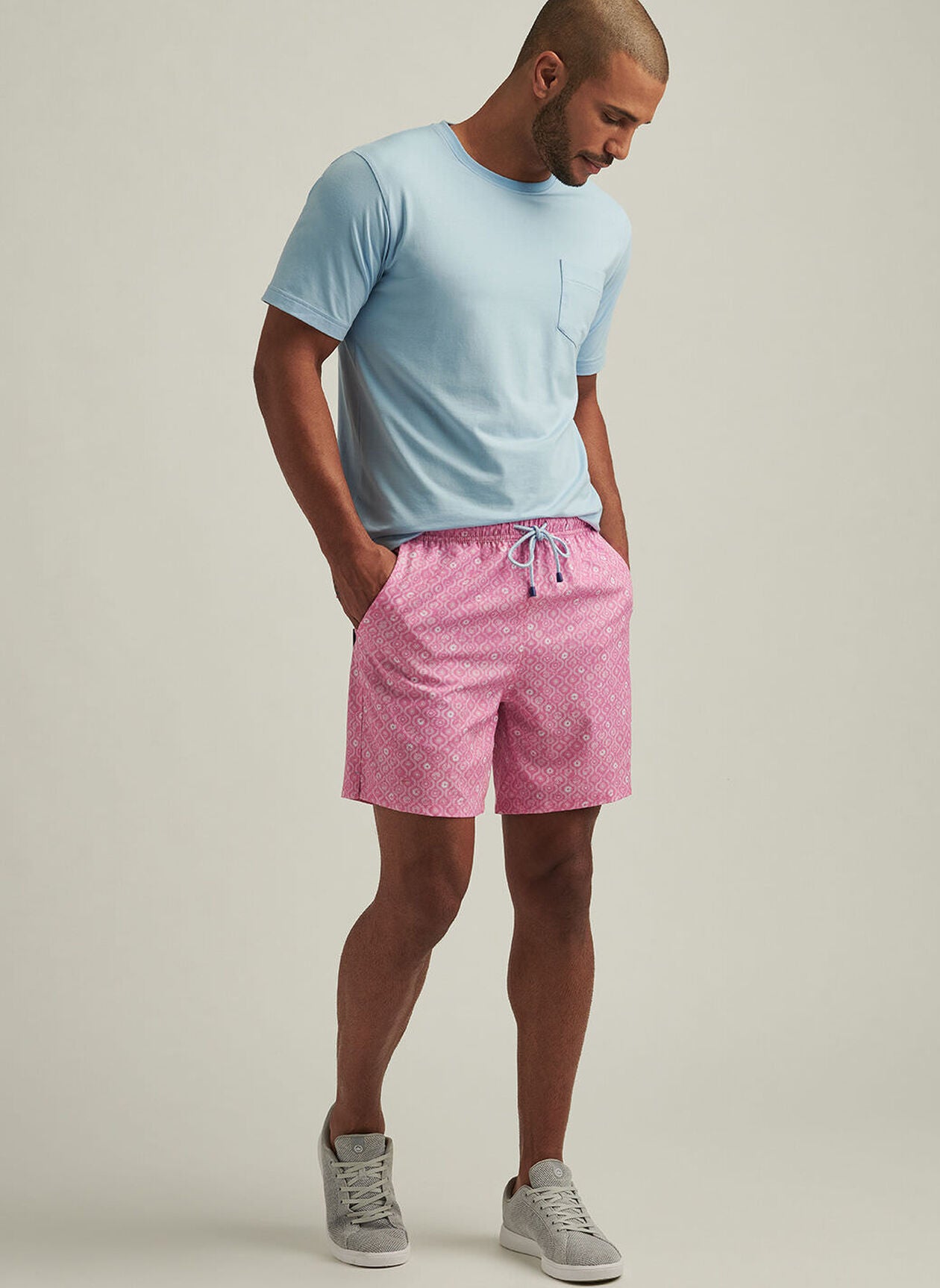 Golden Hour Swim Trunk Pink Caliente