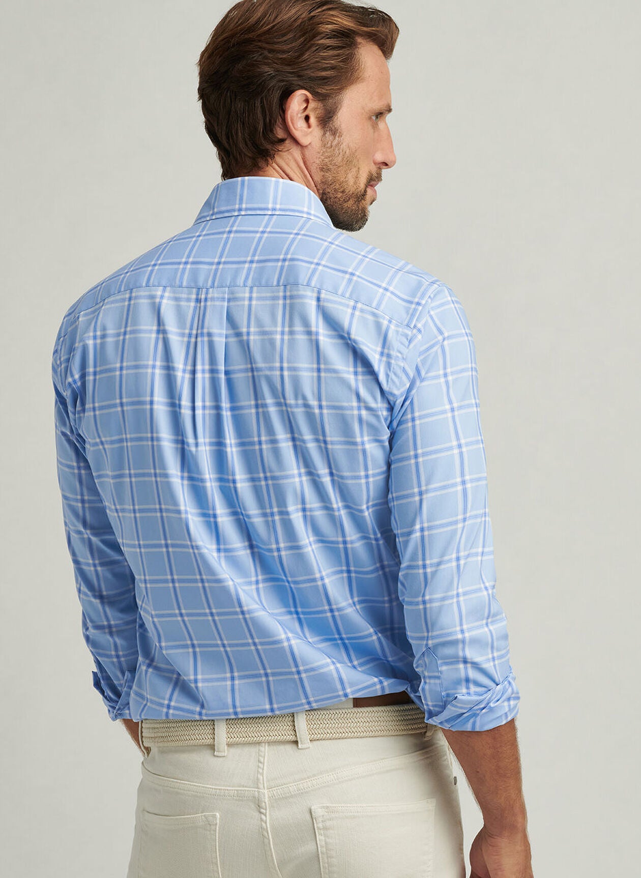 Ullswater Crown Lite Cotton-Stretch Sport Shirt