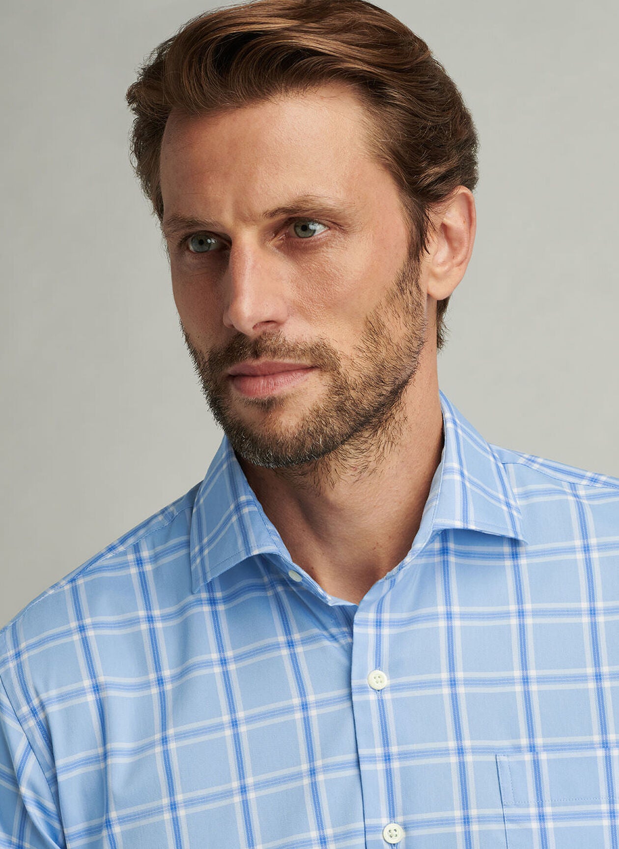 Ullswater Crown Lite Cotton-Stretch Sport Shirt