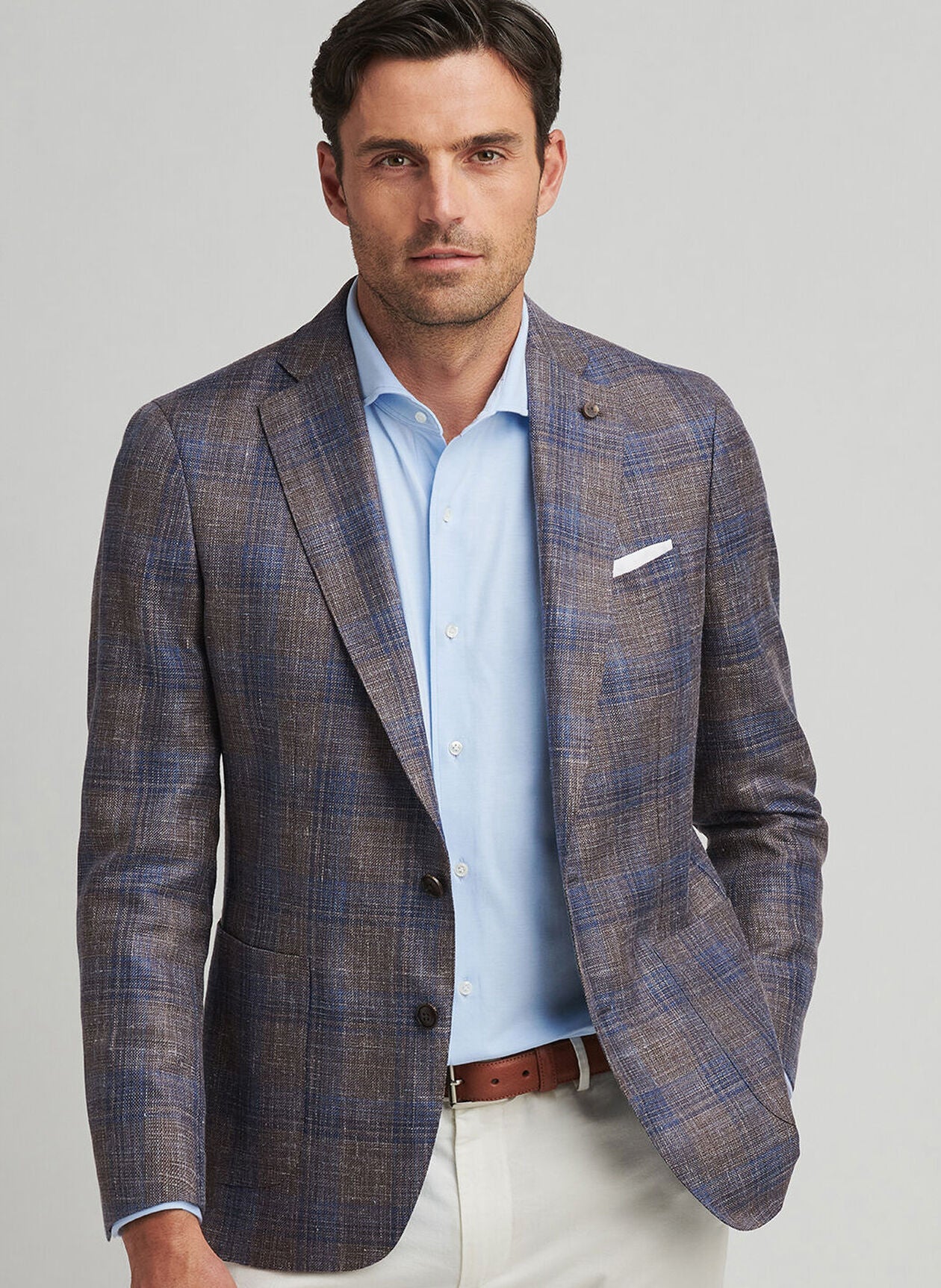 Dawson Plaid Soft Jacket Espresso