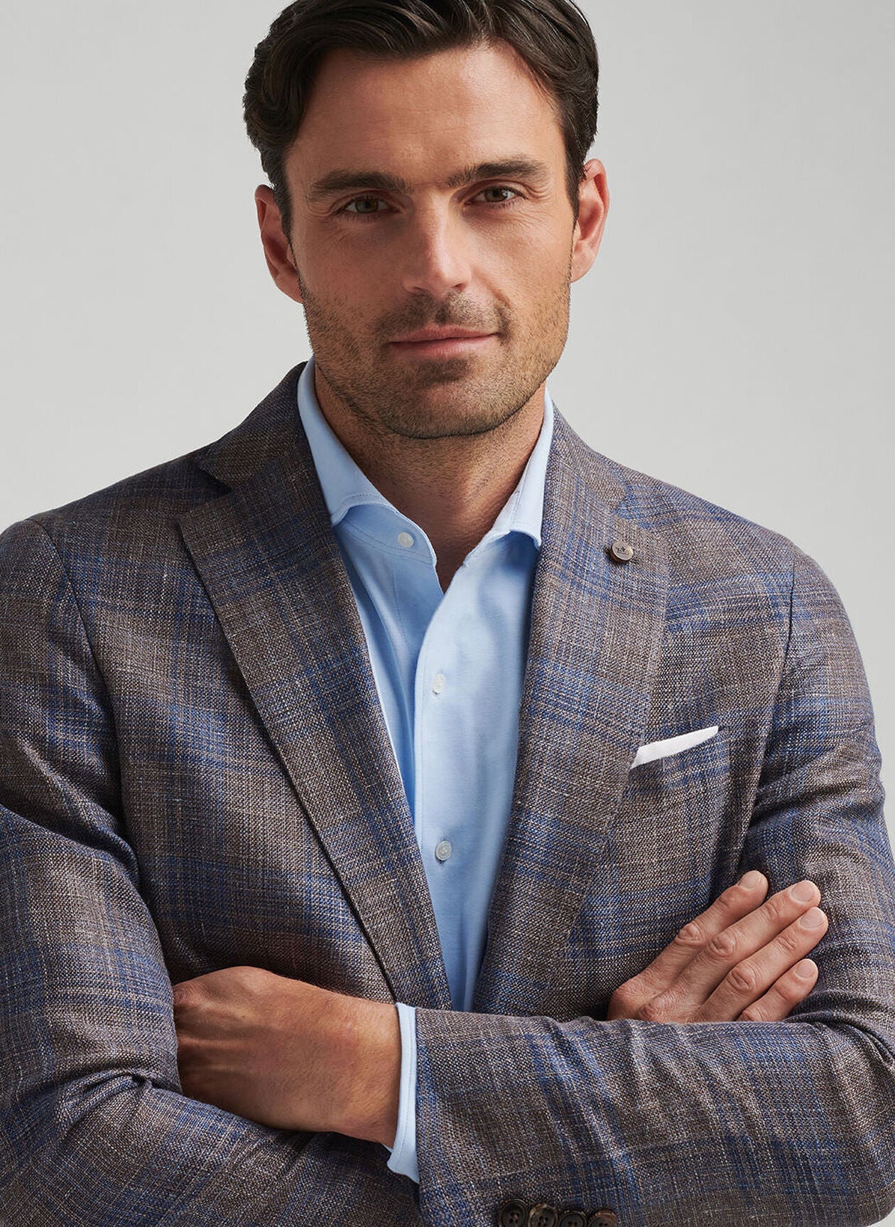 Dawson Plaid Soft Jacket Espresso