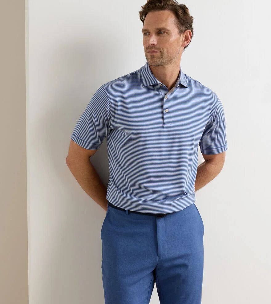 Hales Performance Jersey Polo Windsor Blue