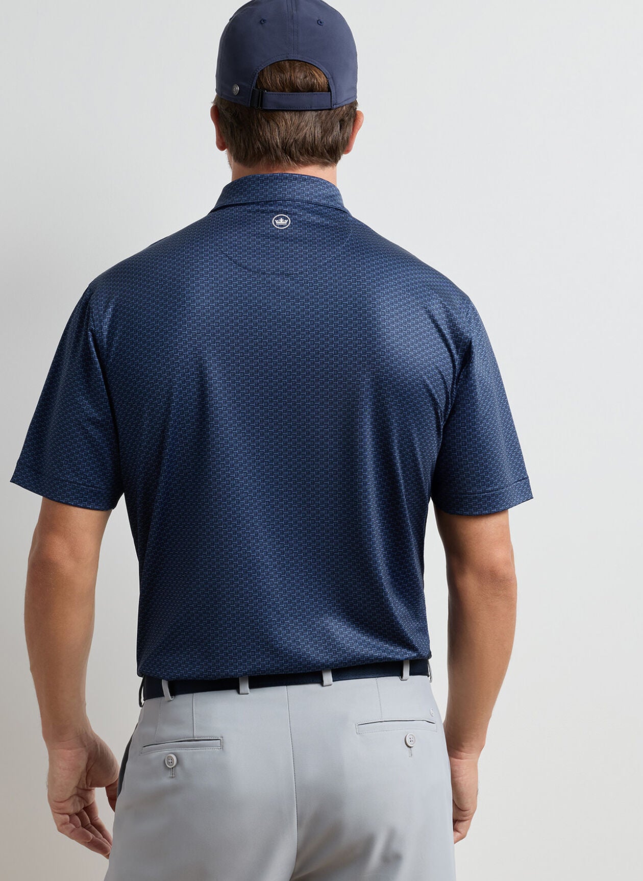 Bunker Bar Performance Jersey Polo Navy