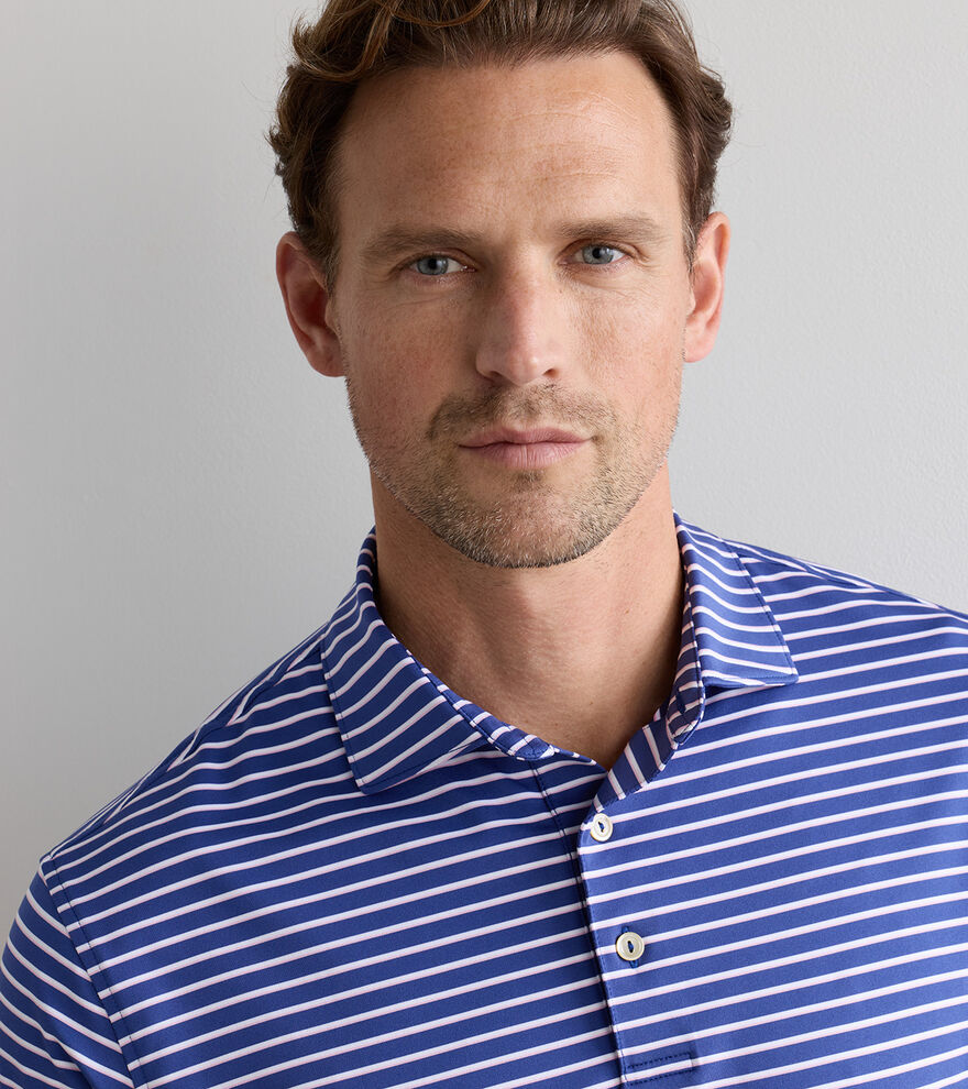 Dunnes Performance Jersey Polo Sport Navy