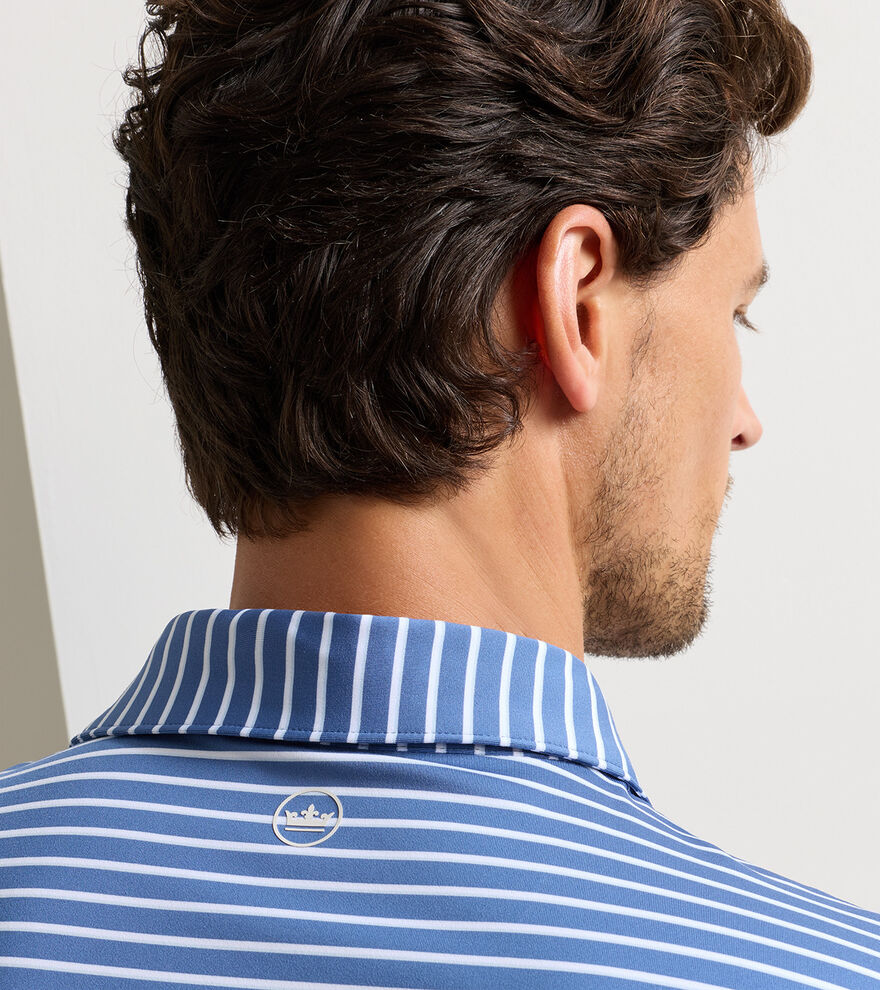 Dunnes Performance Jersey Polo Sport Windsor Blue