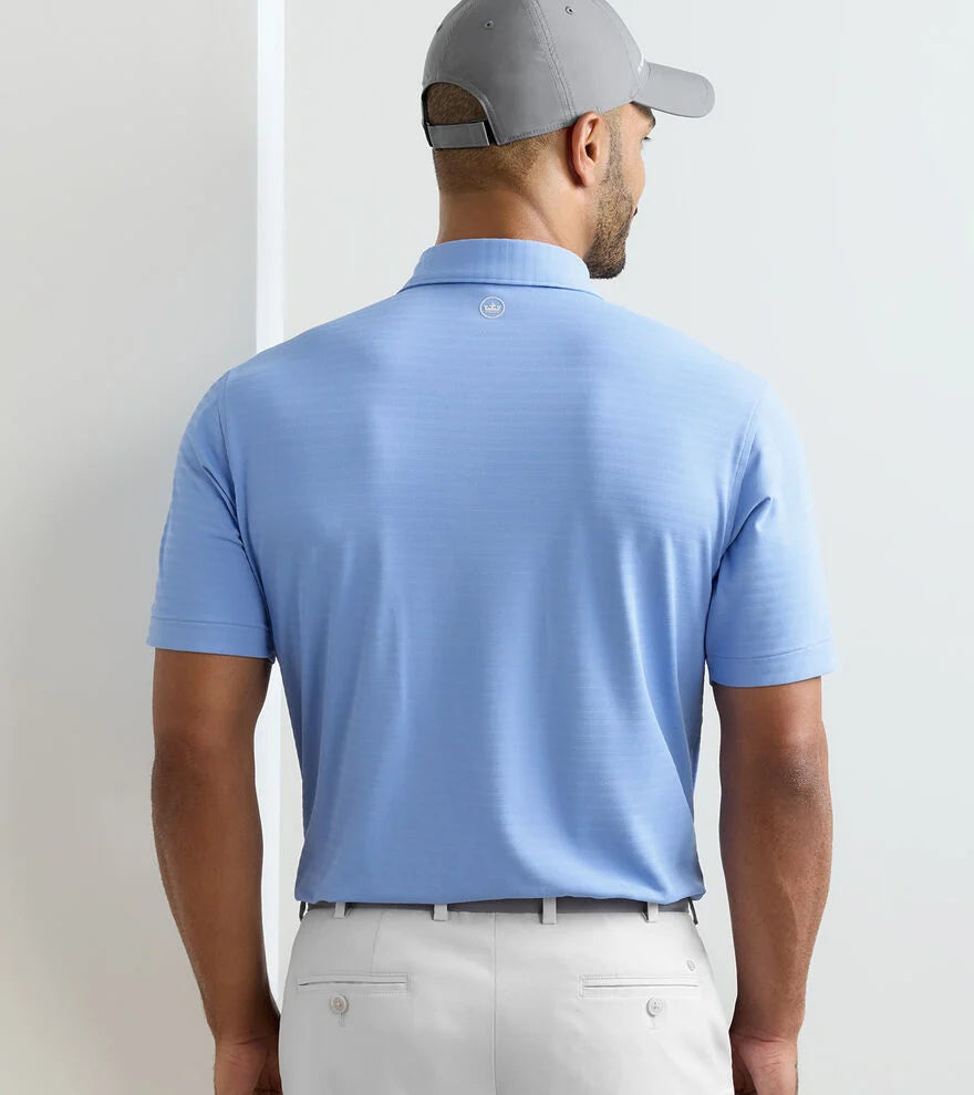 Clark Performance Jersey Polo Blue Bird
