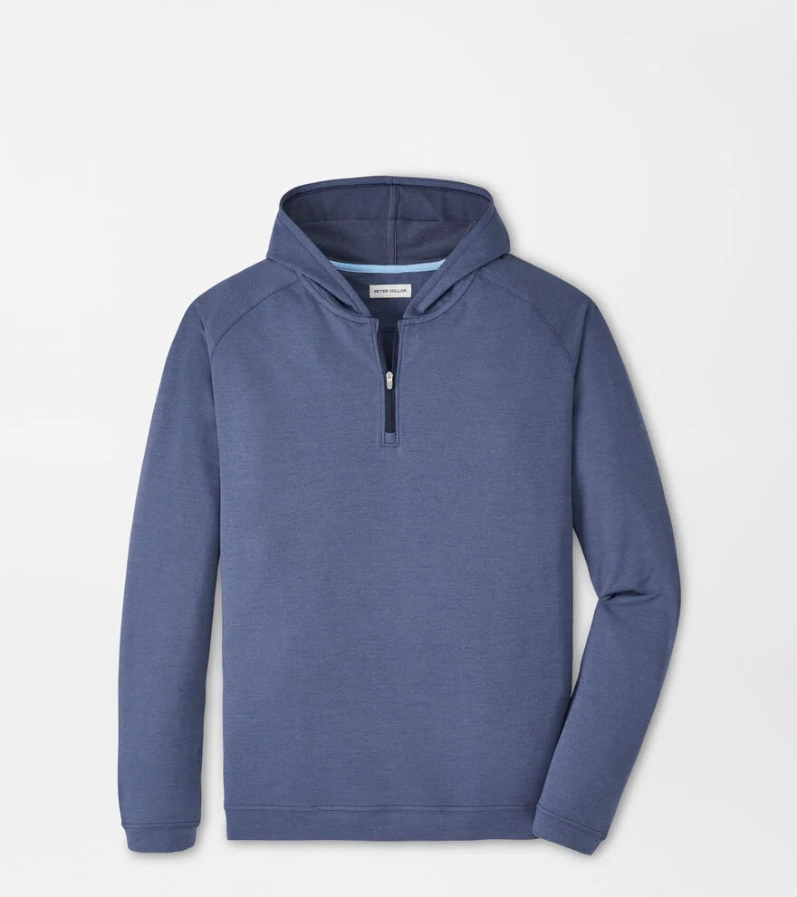 Pine Performance Quarter-Zip Hoodie Navy