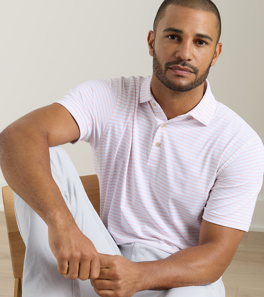 Winston Performance Mesh Polo White