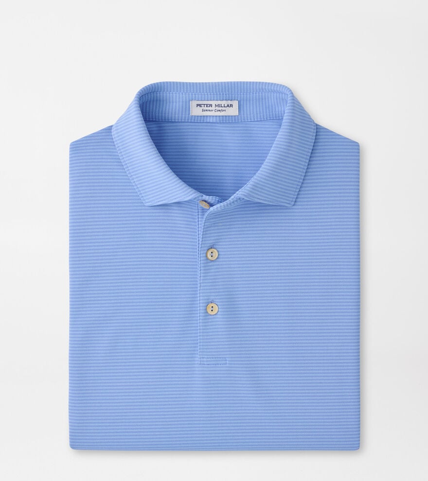 Candor Performance Mesh Polo Blue Bird