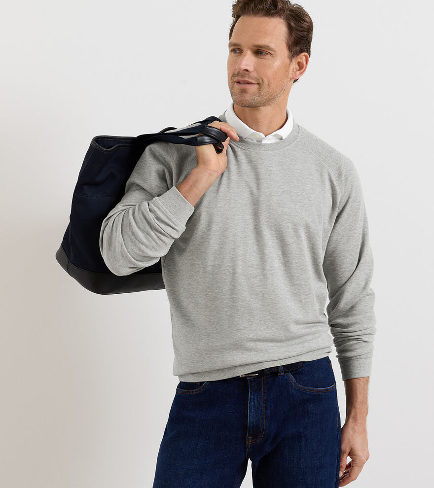 Crown Comfort Knit Crew Light Grey