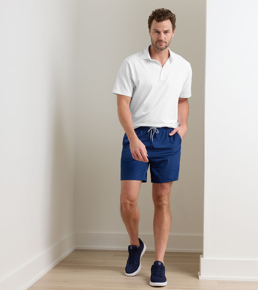 Crown Swim Trunk Atlantic Blue