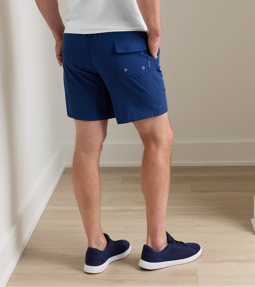 Crown Swim Trunk Atlantic Blue
