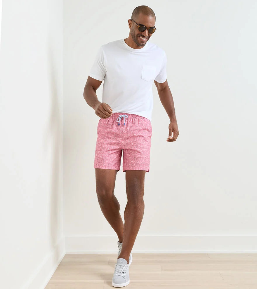 Knox Swim Trunk Red Pear