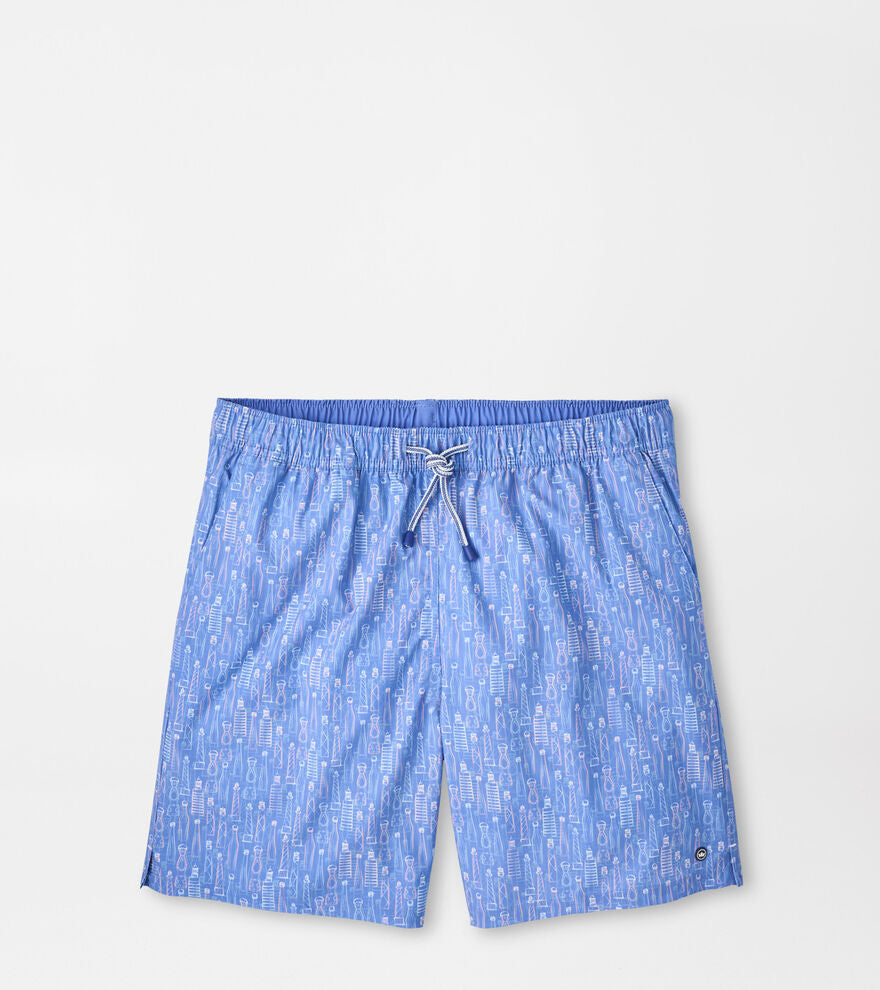 Tequila Seas Swim Trunk Dusk Blue
