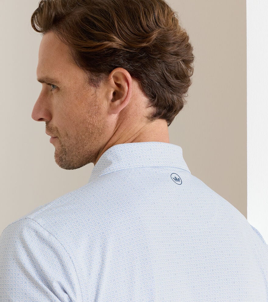 Alder Performance Jersey Polo White