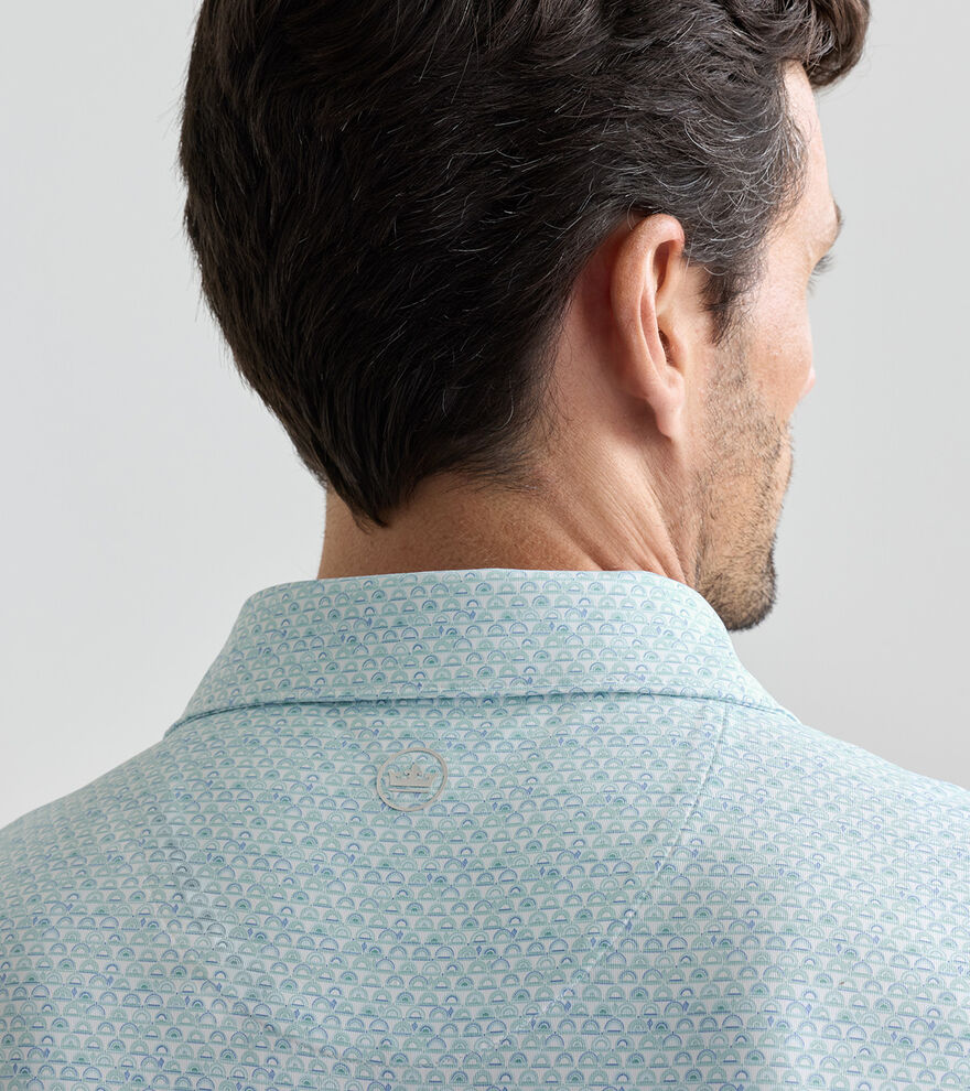 Wood Fired Performance Jersey Polo White