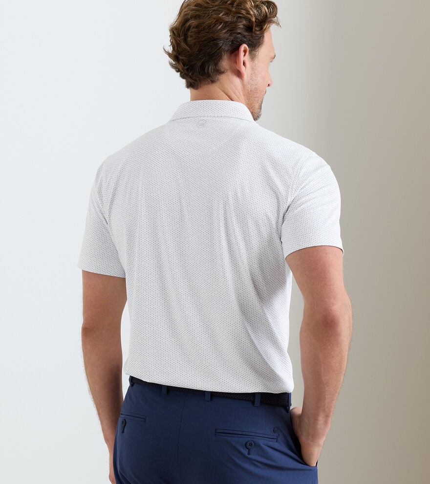 Fermata Performance Jersey Polo White