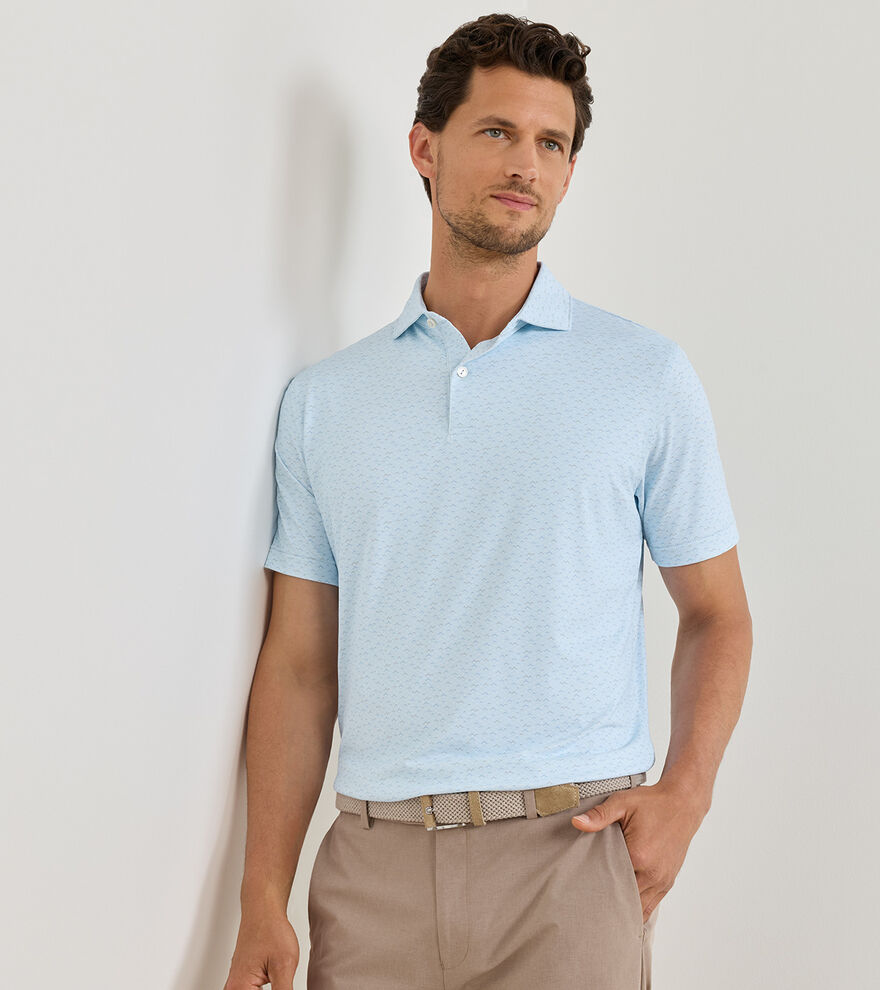Soprano Waves Performance Jersey Polo Blue Brisk