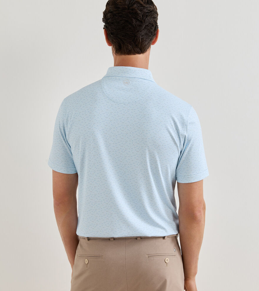 Soprano Waves Performance Jersey Polo Blue Brisk