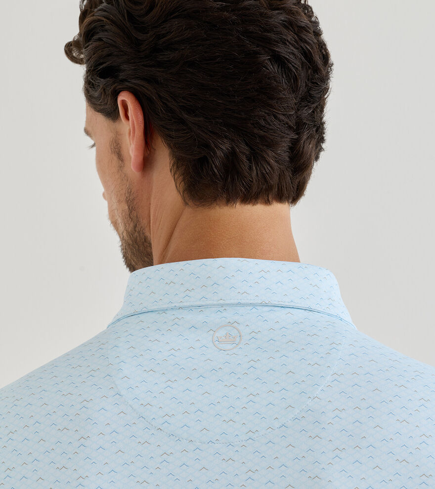 Soprano Waves Performance Jersey Polo Blue Brisk