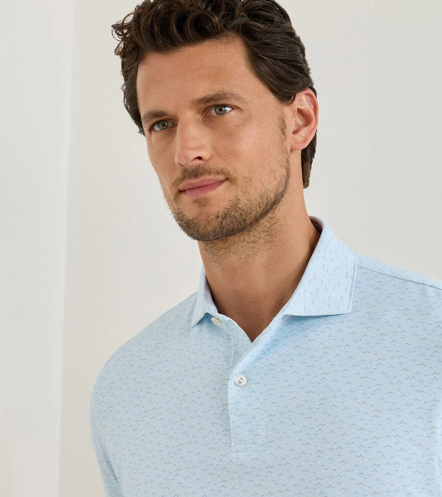 Soprano Waves Performance Jersey Polo Blue Brisk