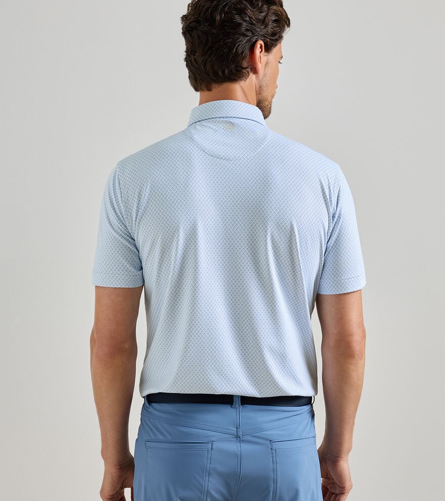 Mayfield Performance Jersey Polo White