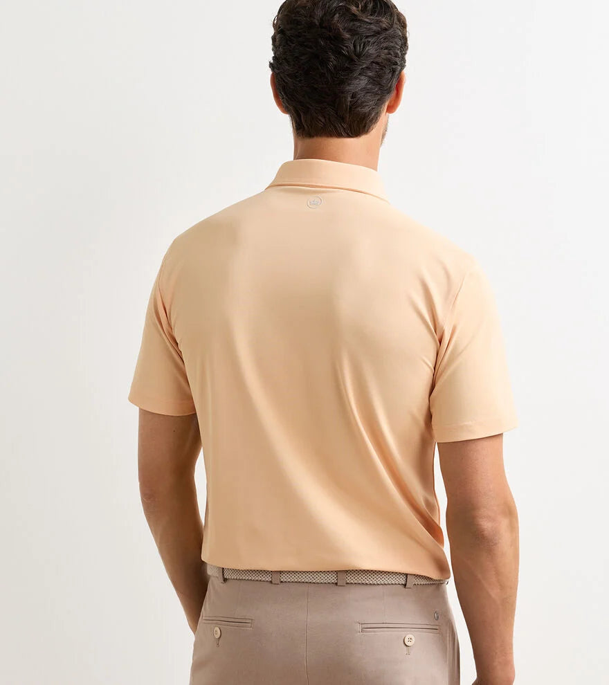 Soul Performance Mesh Polo Light Orange Sorbet