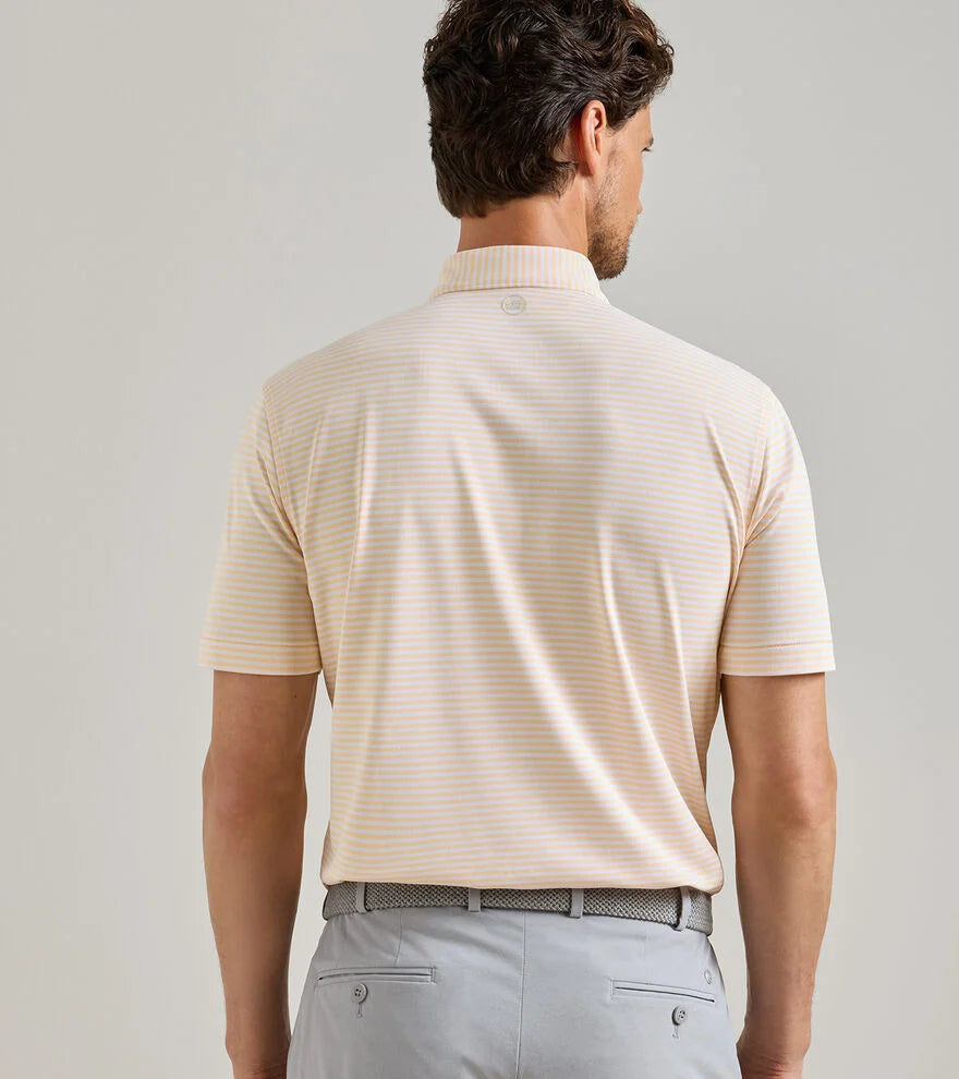 Verse Performance Mesh Polo Light Orange Sorbet