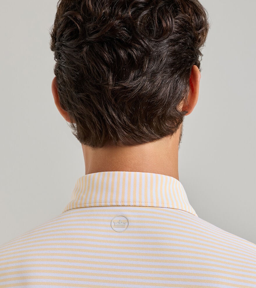 Verse Performance Mesh Polo Light Orange Sorbet
