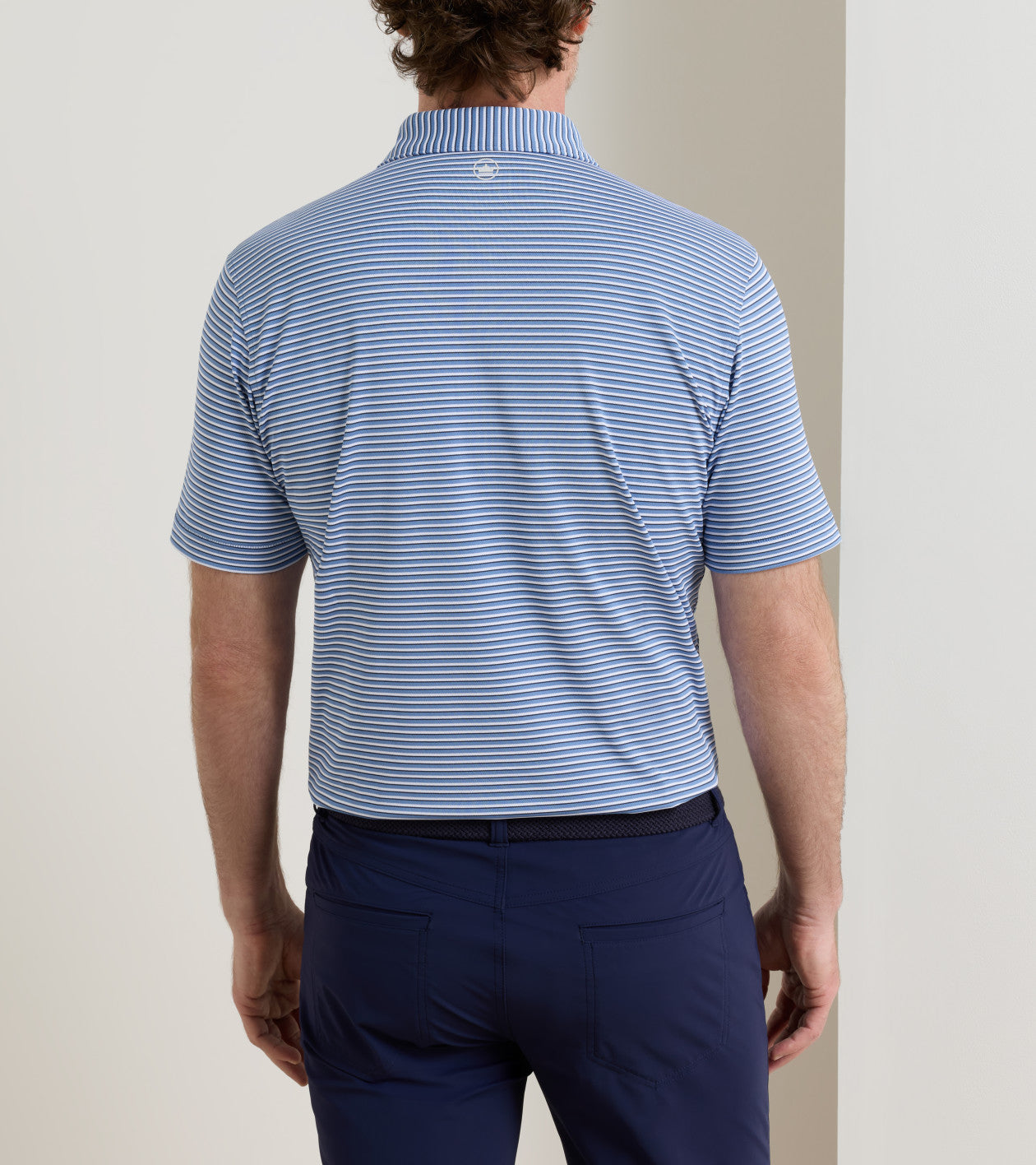 Tempo Performance Mesh Polo Dusk Blue