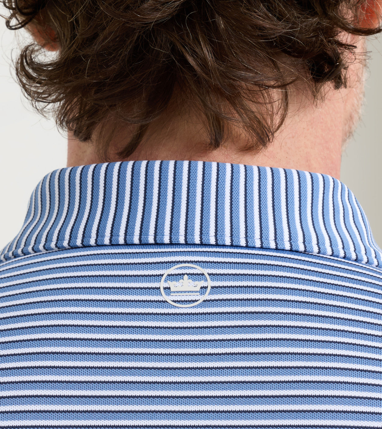 Tempo Performance Mesh Polo Dusk Blue