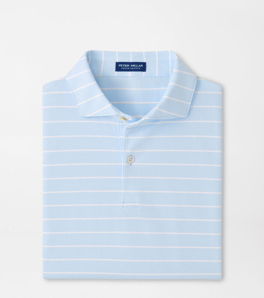 Coda Performance Mesh Polo Blue Brisk