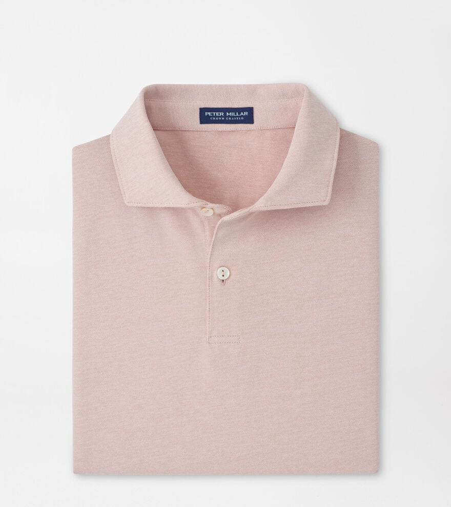 Albatross Cotton-Blend Piqué Polo Faded Scarlet