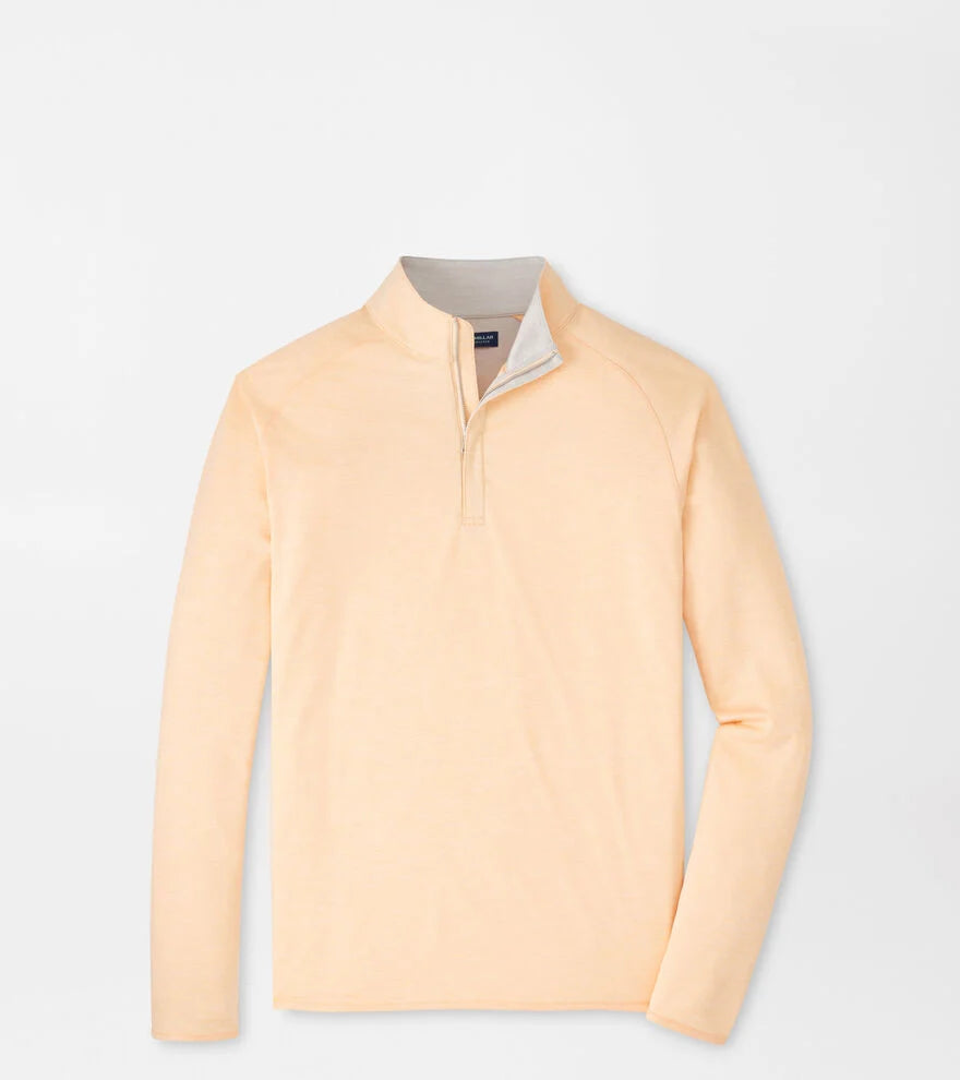 Stealth Performance Quarter-Zip Light Orange Sorbet