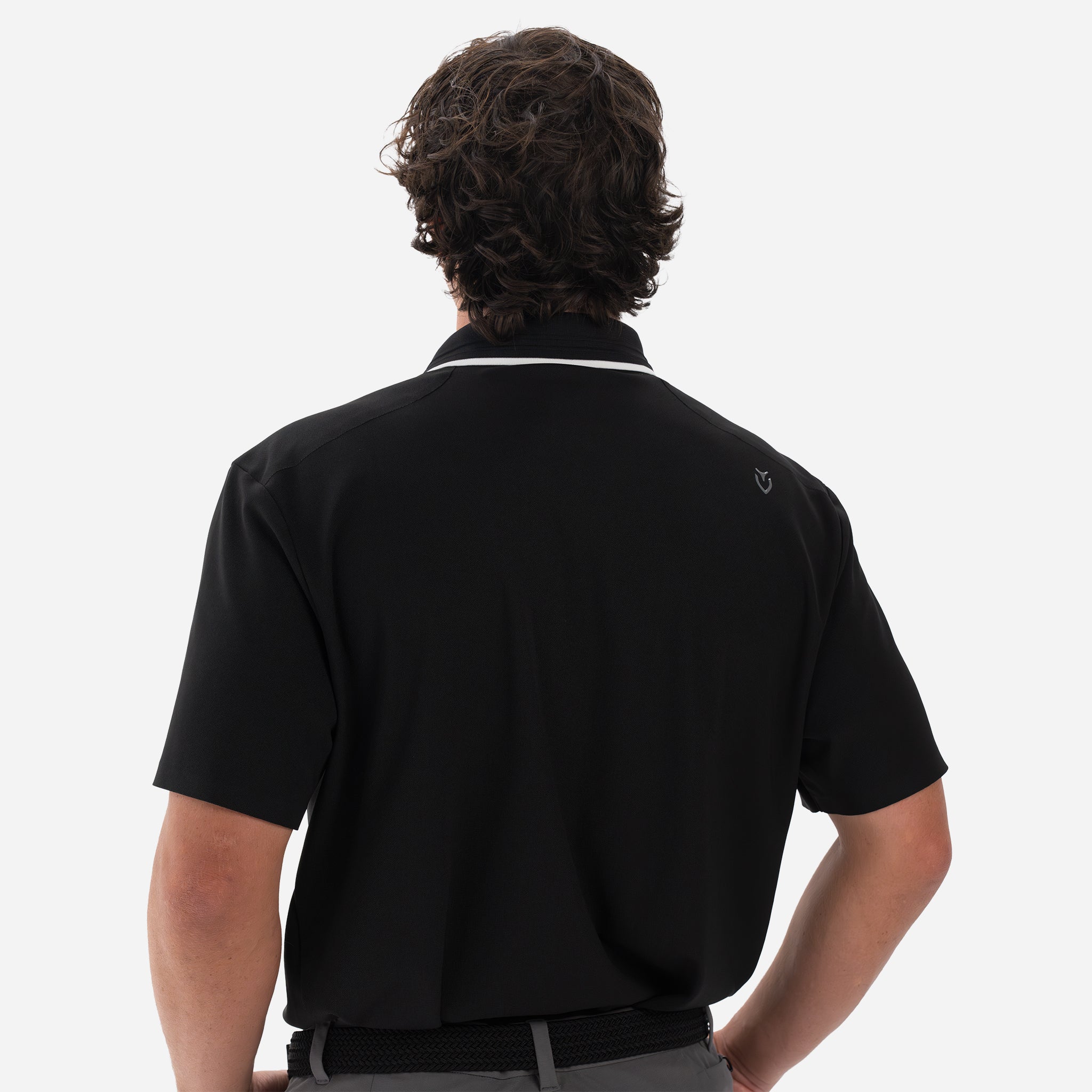 Performance Piqué Polo Black