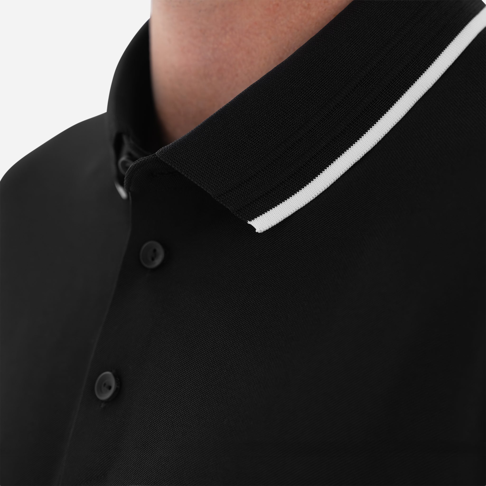 Performance Piqué Polo Black