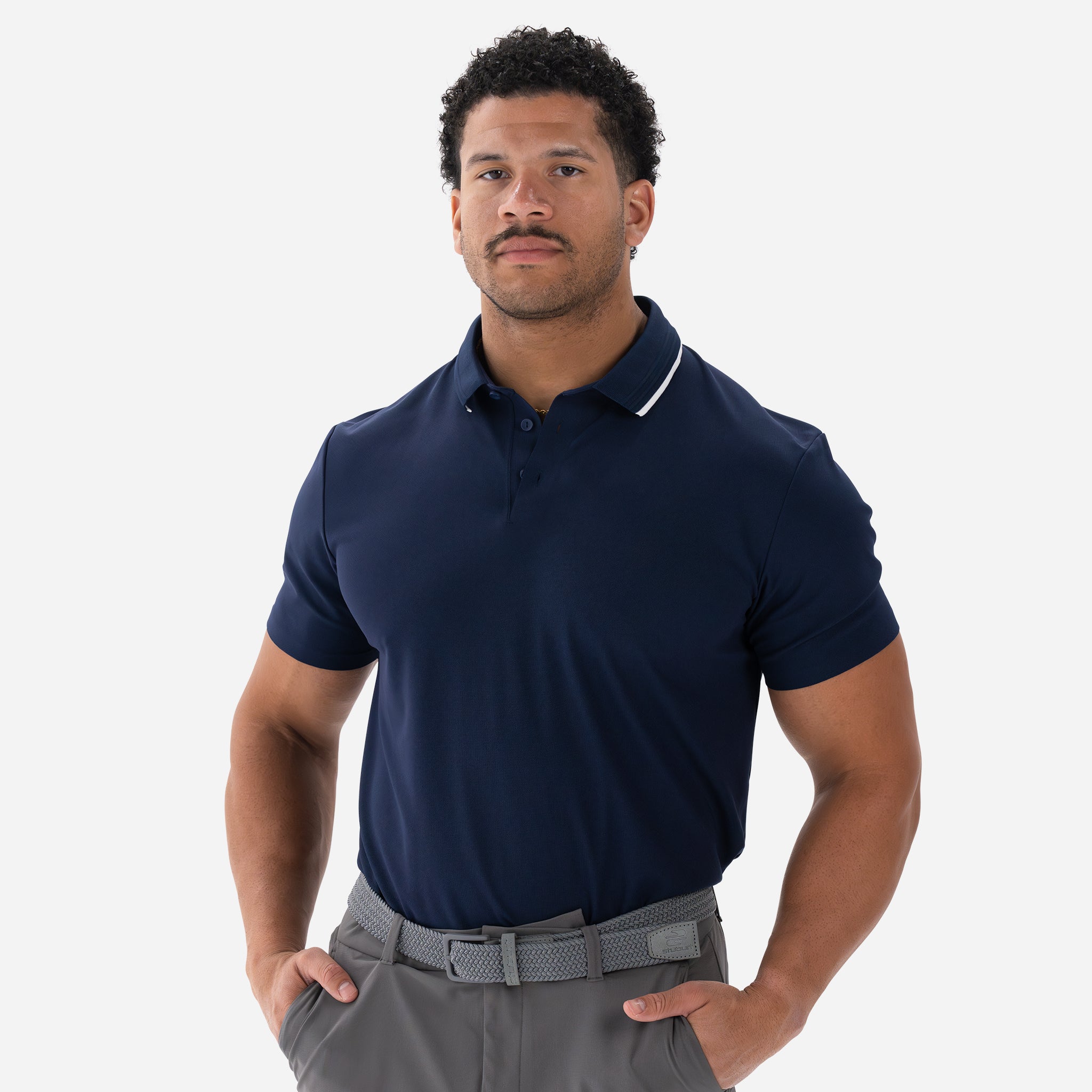 Performance Piqué Polo Midnight Navy