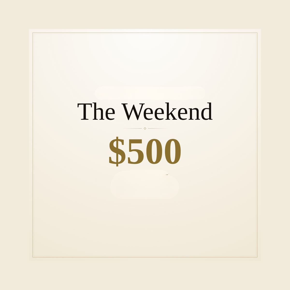 The Weekender - Package