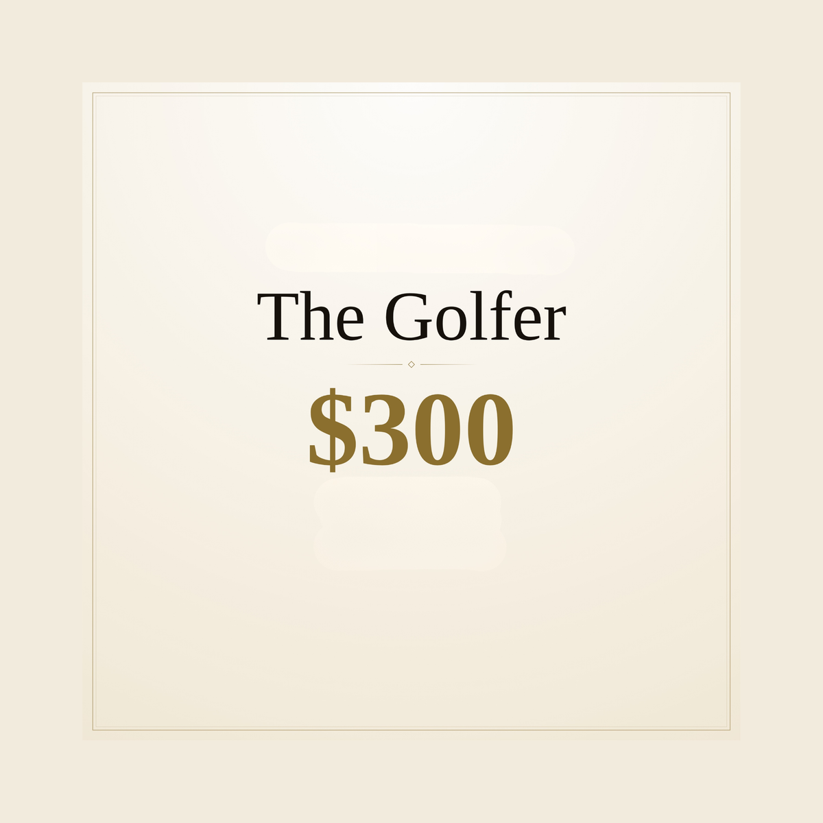The Golfer - Package
