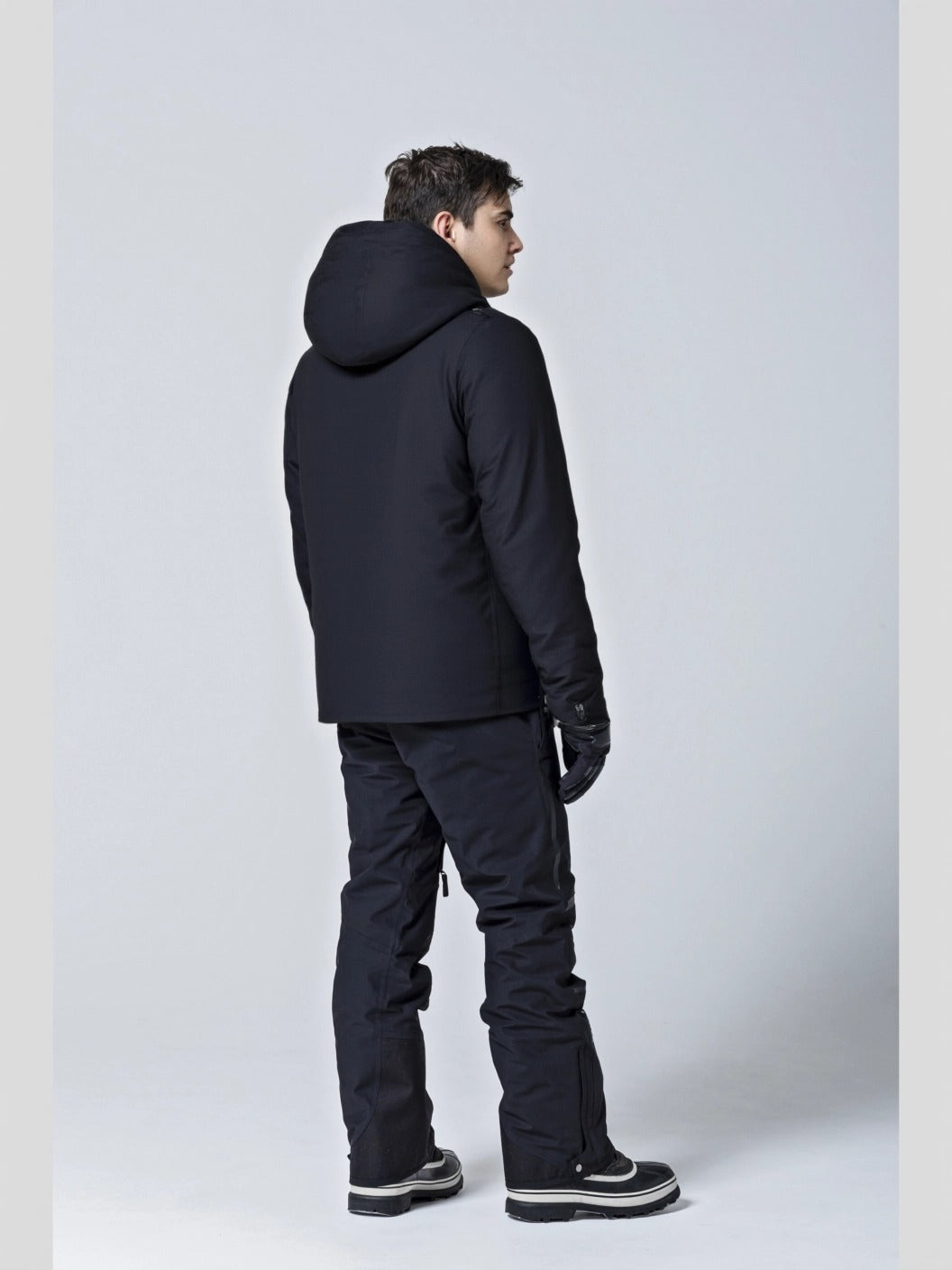 Men's Colour Zipper Jacket Black