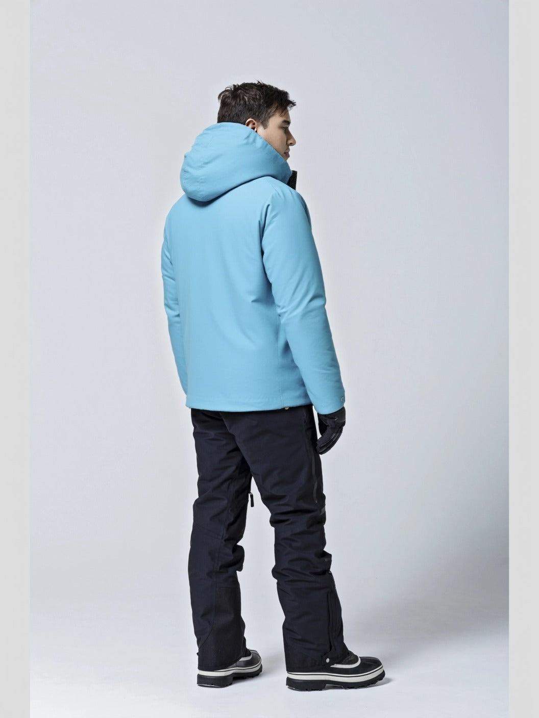 Men's Colour Zipper Jacket Smoke Blue