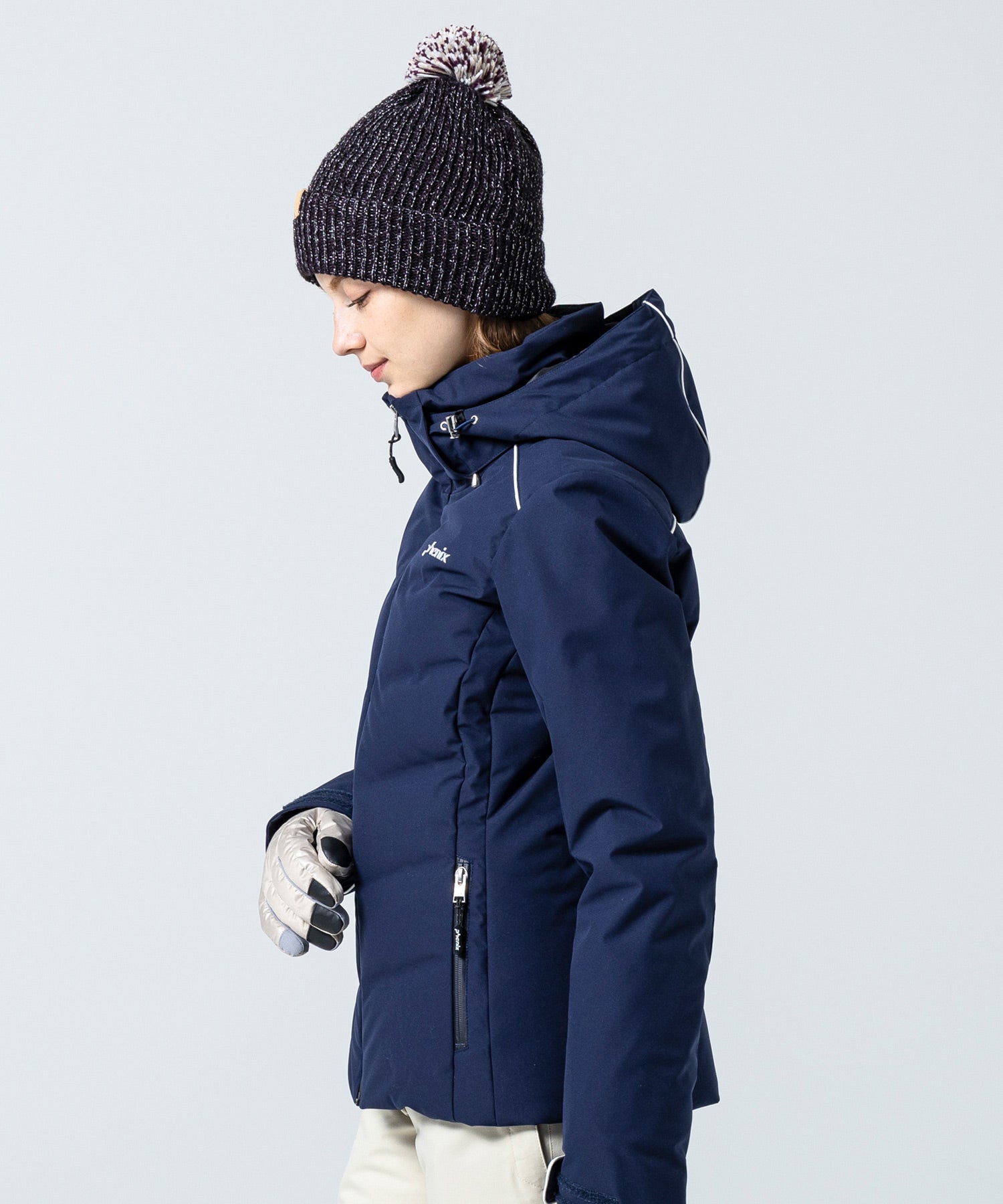 Women's Seamless Down Jacket Navy