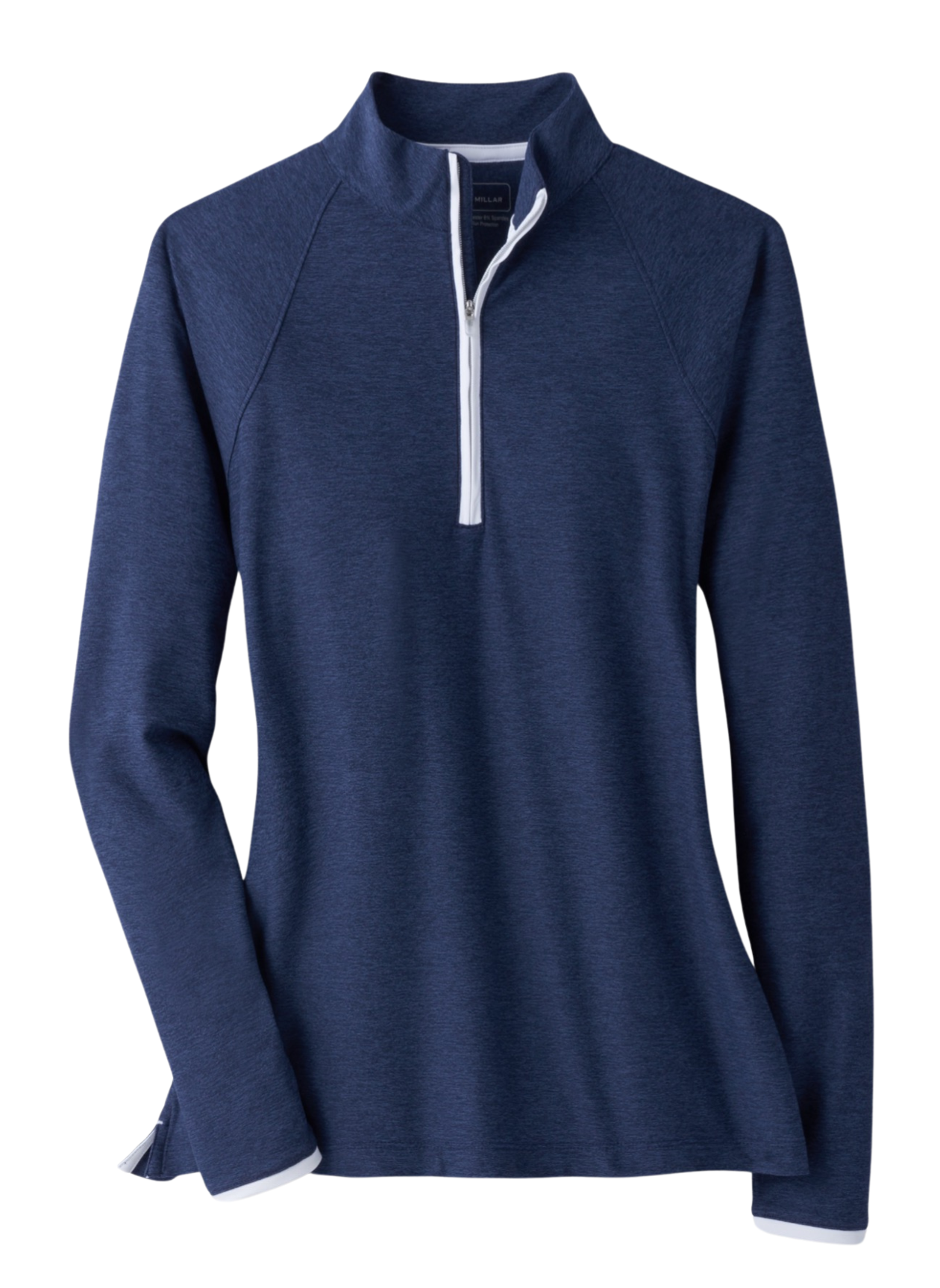 MÉLANGE RAGLAN-SLEEVE PERTH LAYER NAVY