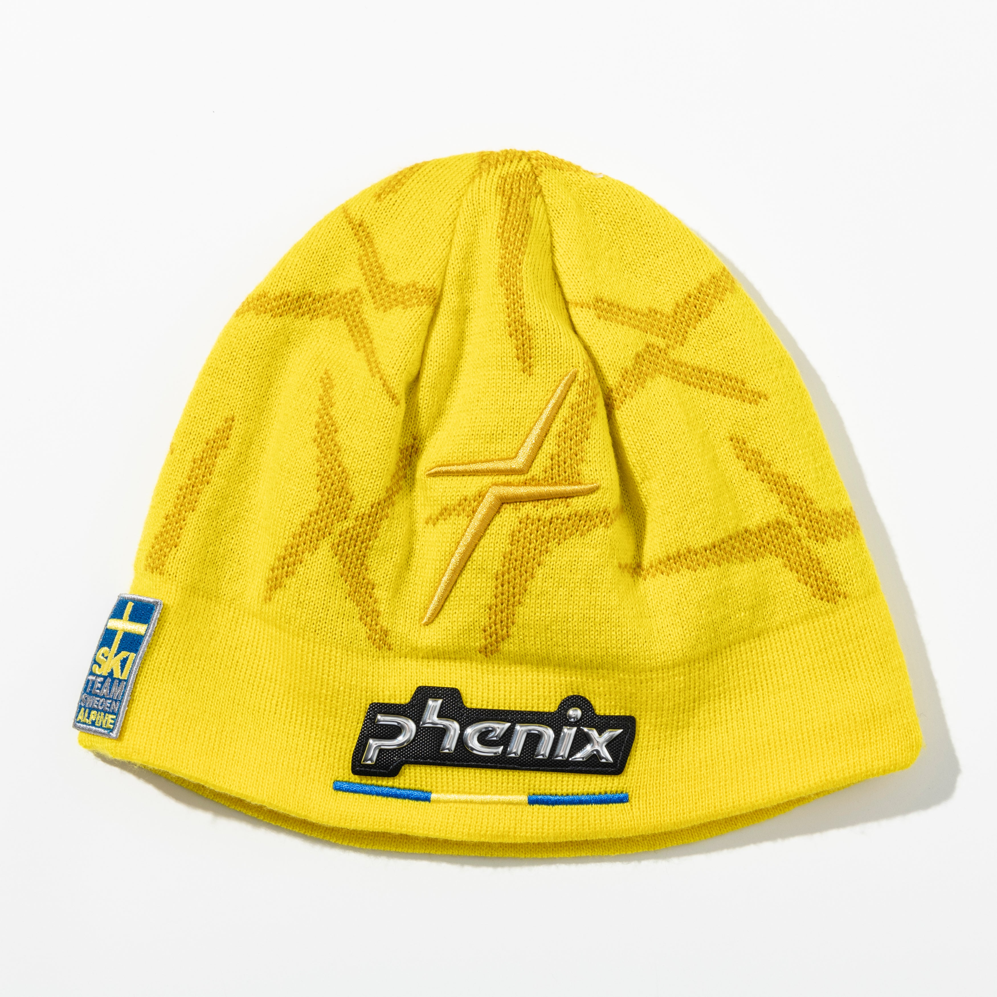 Ltd. Edition Men's Swedish Ski Team Knit Beanie Yellow