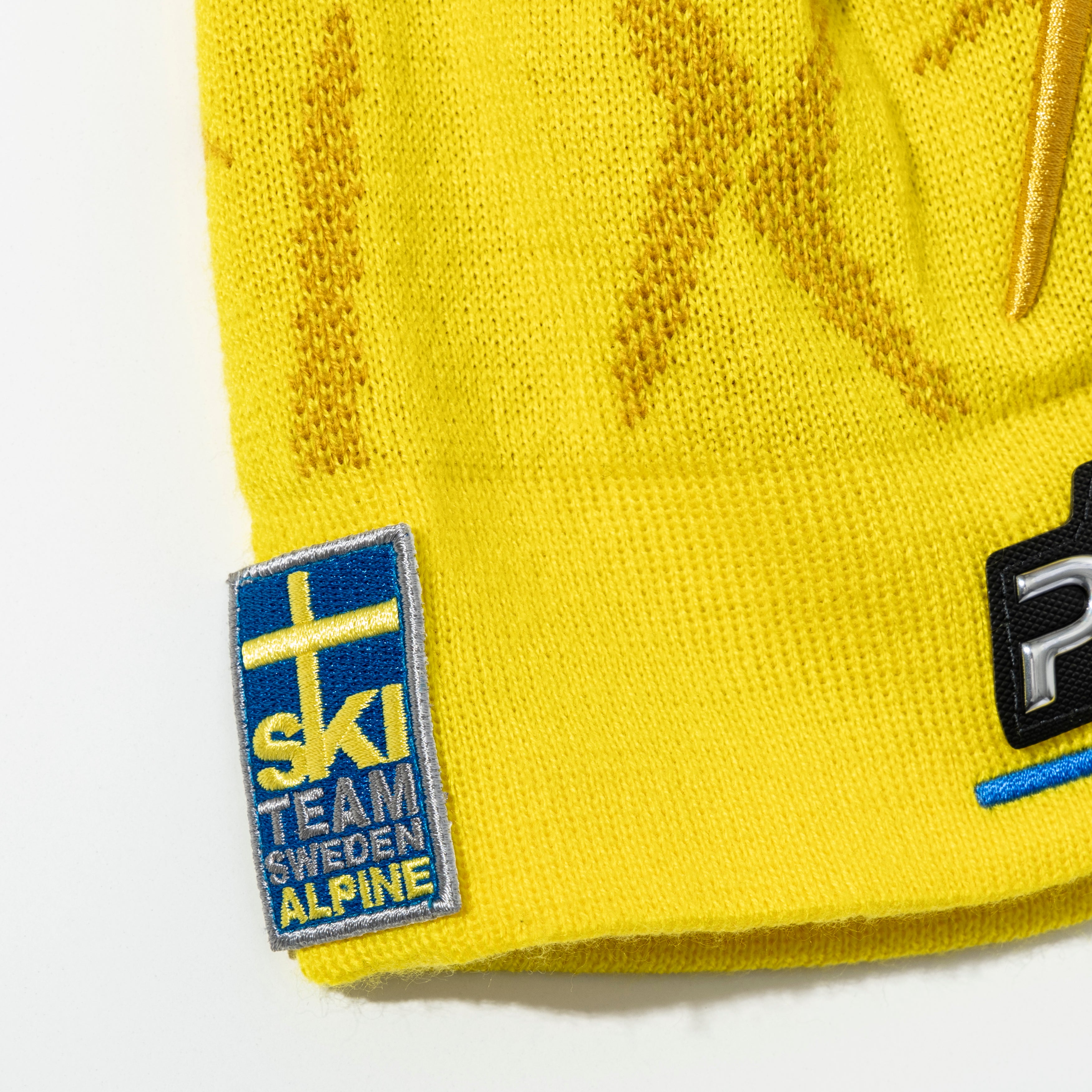 Ltd. Edition Men's Swedish Ski Team Knit Beanie Yellow